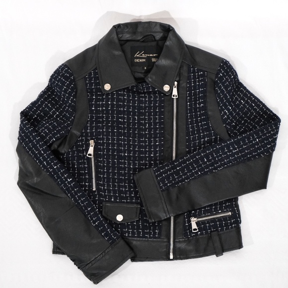 Kenzo Jeans Tweed Short Jacket - Picture 1 of 2